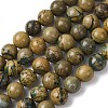 Natural Green Dragon Veins Beads Strands G-D098-A01-10mm-2
