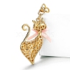 Alloy Rhinestone Keychain PW-WGA0D8D-01-2