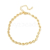 Brass Link Chain Bracelets for Women BJEW-C140-13G-4