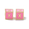 Rack Plating Brass Enamel Beads KK-B060-04G-05X-2