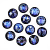 Flatback Glass Cabochons GGLA-S029-25mm-040-A-2