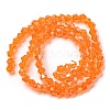 Transparent Electroplate Glass Beads Strands EGLA-A039-T2mm-A11-2