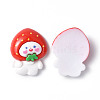 Opaque Resin Cabochons CRES-P023-06J-2