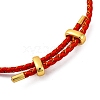 Adjustable Polyester Cord Braided Bracelets BJEW-Z085-01G-22-3