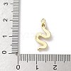 Brass Micro Pave Clear Cubic Zirconia Pendants KK-S505-01G-3