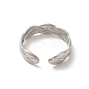 Non-Tarnish 201 Stainless Steel Finger Rings RJEW-H223-02P-01-4