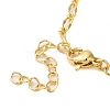 Brass Micro Pave Clear Cubic Zirconia Pendant Necklaces for Women NJEW-S429-03G-01-3