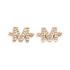 Brass Micro Pave Cubic Zirconia Links Connectors ZIRC-I042-16G-M-1