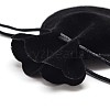 Velvet Bags Drawstring Jewelry Pouches TP-O002-B-06-3