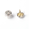 Brass Glass Rhinestone Spikes FIND-WH0070-82B-02-1