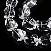 Transparency Glass Beads Strands X-GLAA-T023-15-3