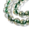 Crackle Transparent Glass Beads Strands X1-GLAA-N030-8mm-01F-3