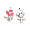 Alloy Rhinestone Enamel Pendants ENAM-K020-01C-1