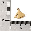 304 Stainless Steel Charms STAS-L022-261G-3