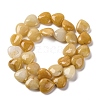 Natural Topaz Jade Beads Strands G-I372-A15-02-5