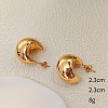 Crescent Moon Alloy Stud Earrings WG64463-07-1