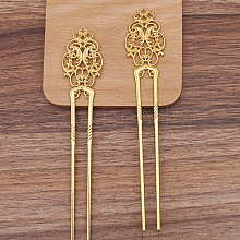 Alloy Hair Sticks OHAR-PW0006-20A