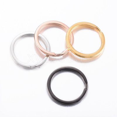 304 Stainless Steel Split Key Rings Ion Plating(IP) STAS-H383-31-1