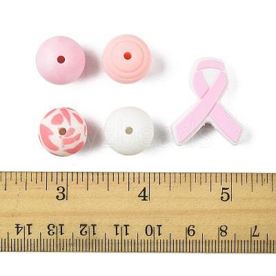 50Pcs Silicone Focal Beads SIL-FS0001-31-1