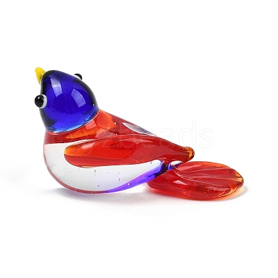 Handmade Lampwork Bird Figurine GL-CBAE714-02-1