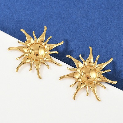 304 Stainless Steel Stud Earrings EJEW-H164-01A-G-1