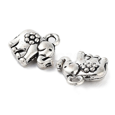 Tibetan Style Alloy Charms FIND-Q094-01AS-1