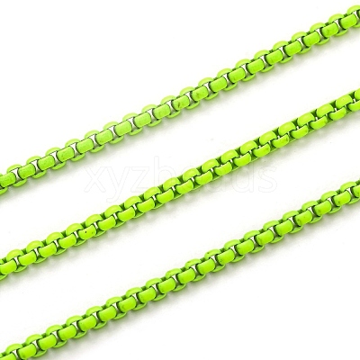 Spray Painted Brass Box Chains CHC-L039-45A-1