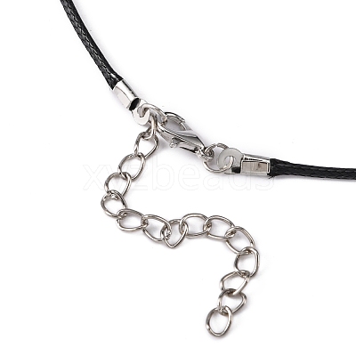 Korean Waxed Polyester Cord Necklace Making NJEW-JN01558-01-1