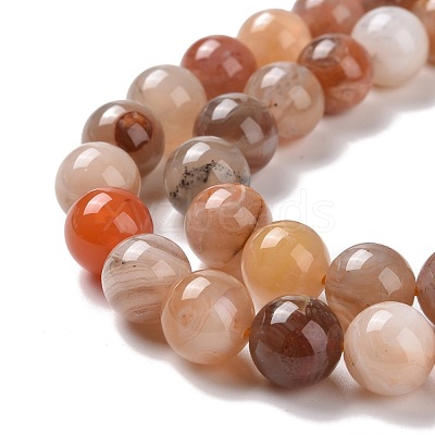 Natural Botswana Agate Beads Strands G-G925-01A-1