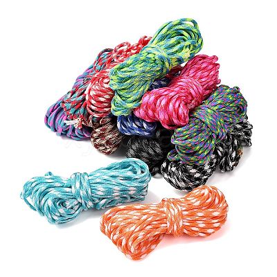 100M 10 Colors 7 Inner Cores Polyester & Spandex Cord Ropes RCP-LS0001-01E-1