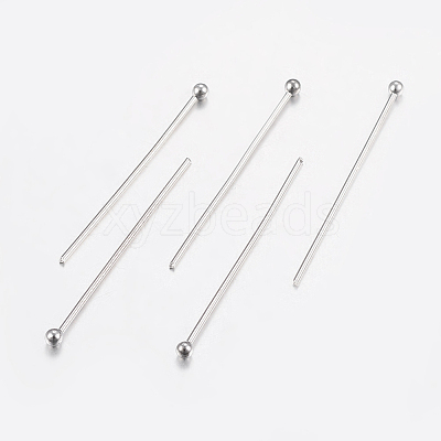 Non-Tarnish 304 Stainless Steel Ball Head Pins X-STAS-K172-30P-03-1