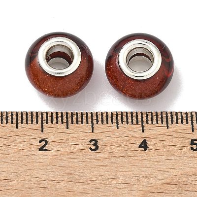 Large Hole Resin European Beads OPDL-R118-11B-1