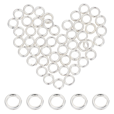 925 Sterling Silver Split Jump Rings FIND-BC0005-42A-1