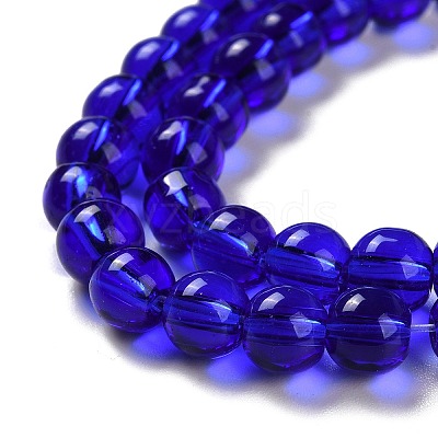 Glass Round Bead Strands GLAA-I028-6mm-13-1