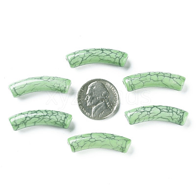 Opaque Crackle Acrylic Beads MACR-S372-002N-012-1