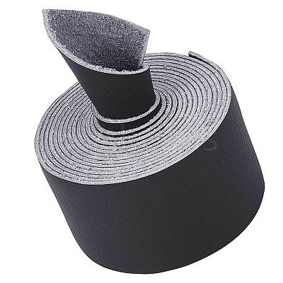 Flat Microfiber Imitation Leather Cord LC-WH0006-07C-02-1