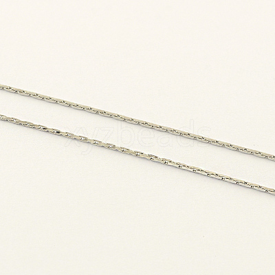Tarnish Resistant 304 Stainless Steel Boston Chain CHS-R007-1.3mm-1