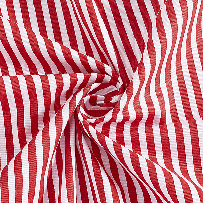 Cotton Fabric with Strip Pattern DIY-PH0037-96C-1