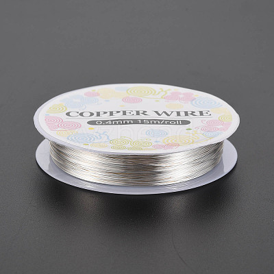 Round Copper Jewelry Wire CW0.4mm006-1
