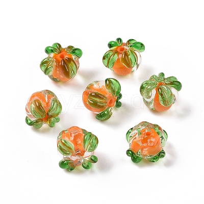 Handmade Lampwork Fruit Beads LAMP-C004-06A-1
