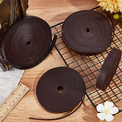 Flat Cowhide Leather Cord WL-GF0001-08C-02-1
