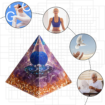 Crystal Epoxy Display Decorations DJEW-WH0034-26C-1