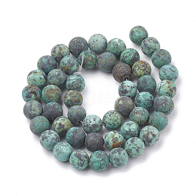 Natural African Turquoise(Jasper) Beads Strands G-T106-203-1
