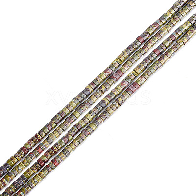 2 Strands Natural Dragon Blood Jasper Beads Strands G-GO0001-44-1