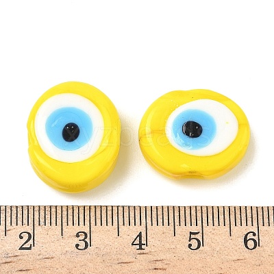 Handmade Evil Eye Lampwork Beads LAMP-G168-02E-1