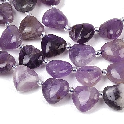 Natural Amethyst Beads Strands G-NH0069-A07-1