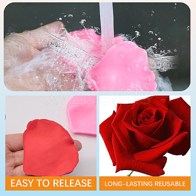 1Pc Petal Leaf Molding Silicone Molds SIL-SC0002-85A-1