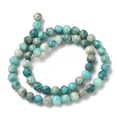 Dyed Natural Dolomite Beads Strands G-D337-8mm-D07-1