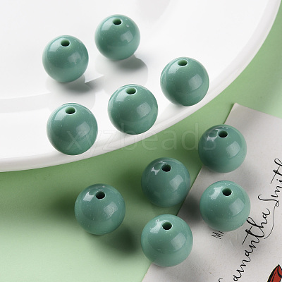 Opaque Acrylic Beads MACR-S370-C16mm-26-1