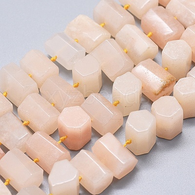 Natural Pink Aventurine Beads Strands G-K293-J18-C-1